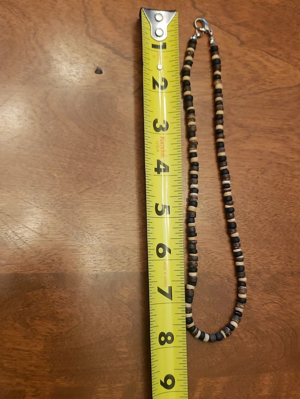 Wood Bead Necklace- Approx 16